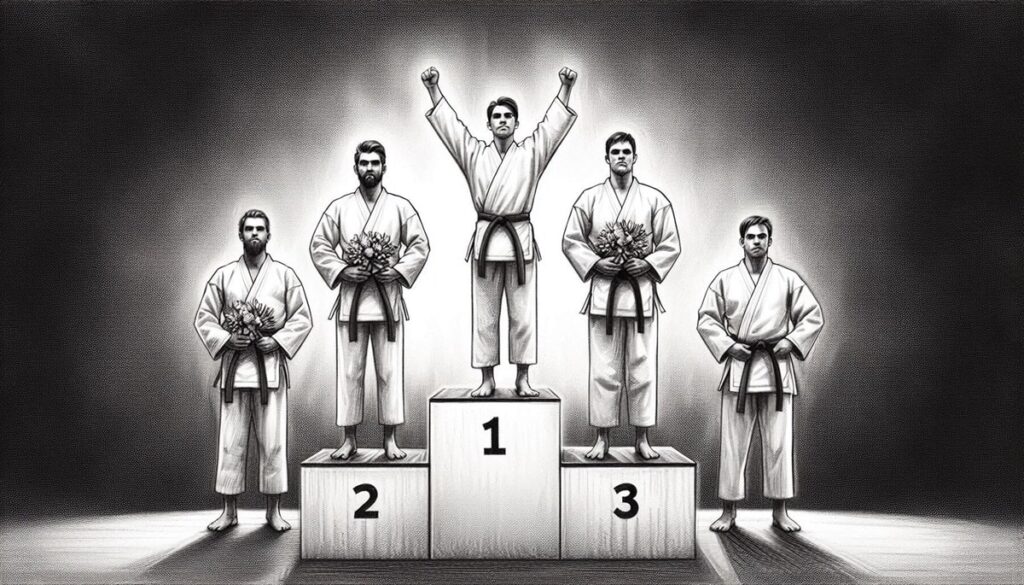 Karate podium