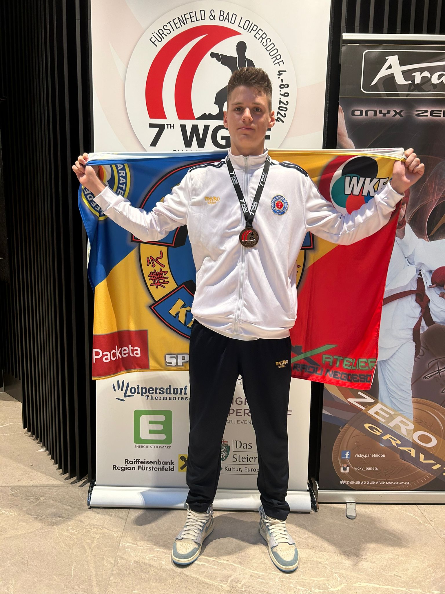David Ghimpu, Medalie Bronz la Campionatul Mondial de Karate Goju Ryu 2024 Austria